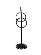 Black Hoop Earrings