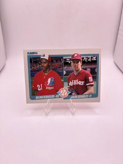 Fleer Delino DeShields Jason Grimsley