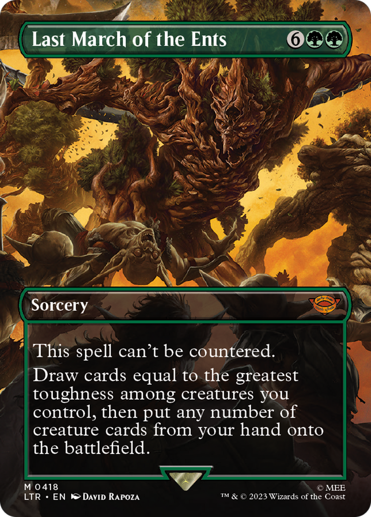 Last March of the Ents (LTR-418) - The Lord of the Rings: Tales of Middle-earth (Borderless)