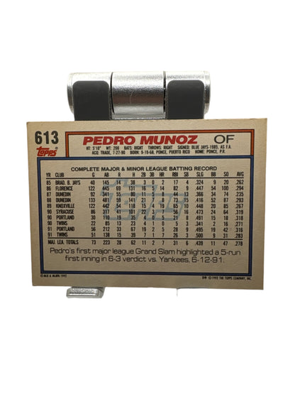 Topps Pedro Munoz