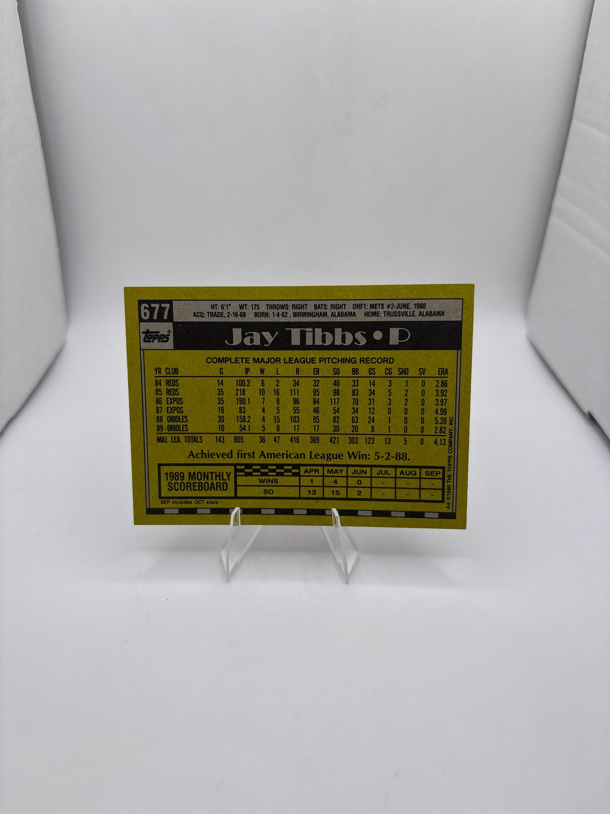 Topps Jay Tibbs