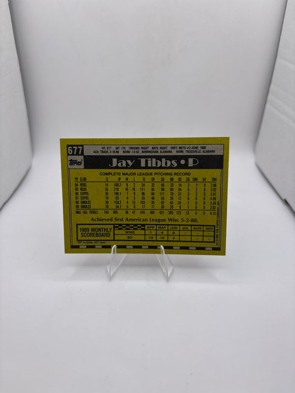 Topps Jay Tibbs