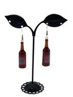 Budweiser Bottle Earrings