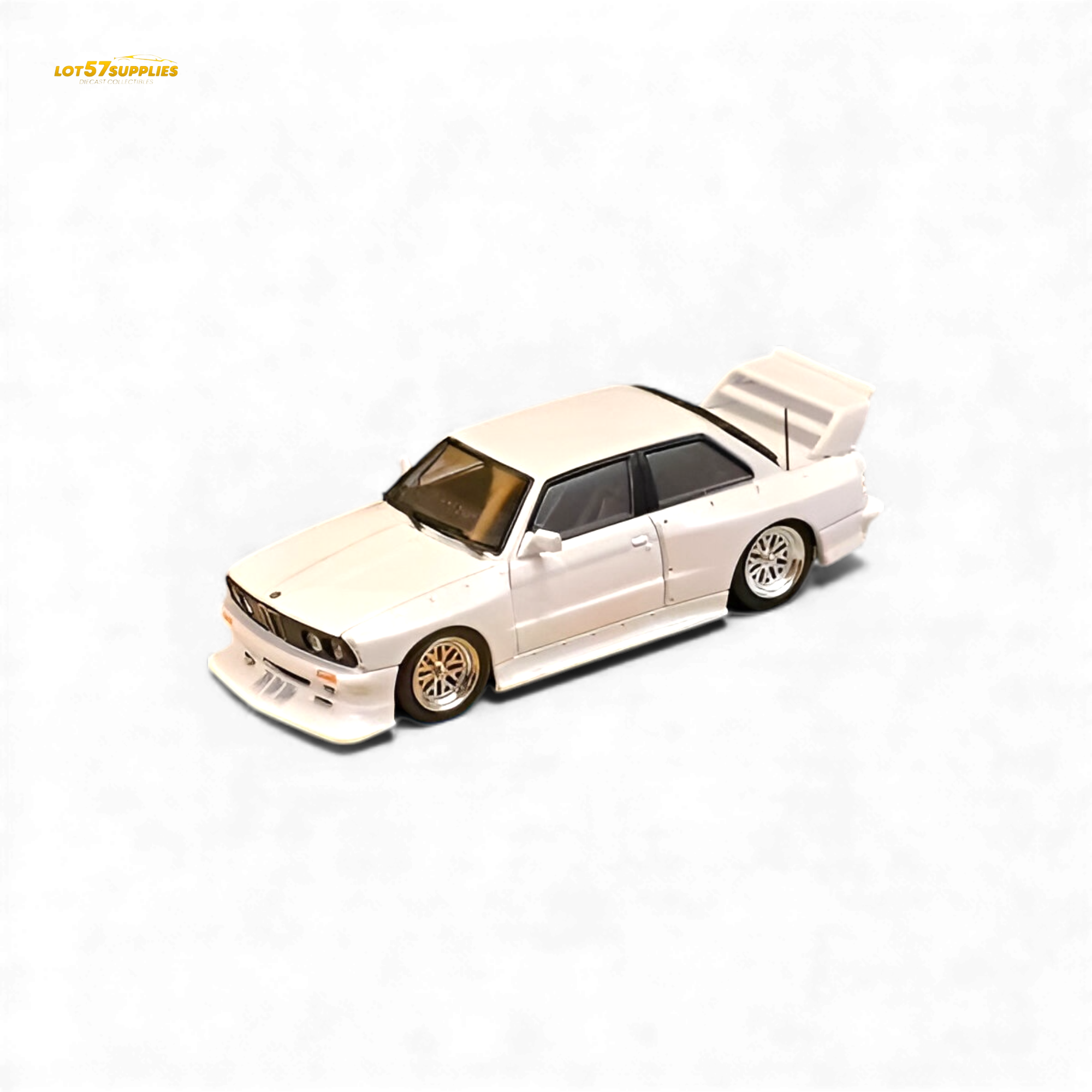 (Pre-Order) SW BMW E30 M3 LTO Modified - White 1:64 Main image