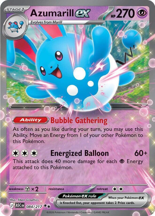 Azumarill ex (084/217) [Mega Evolution: Ascended Heroes] Main image