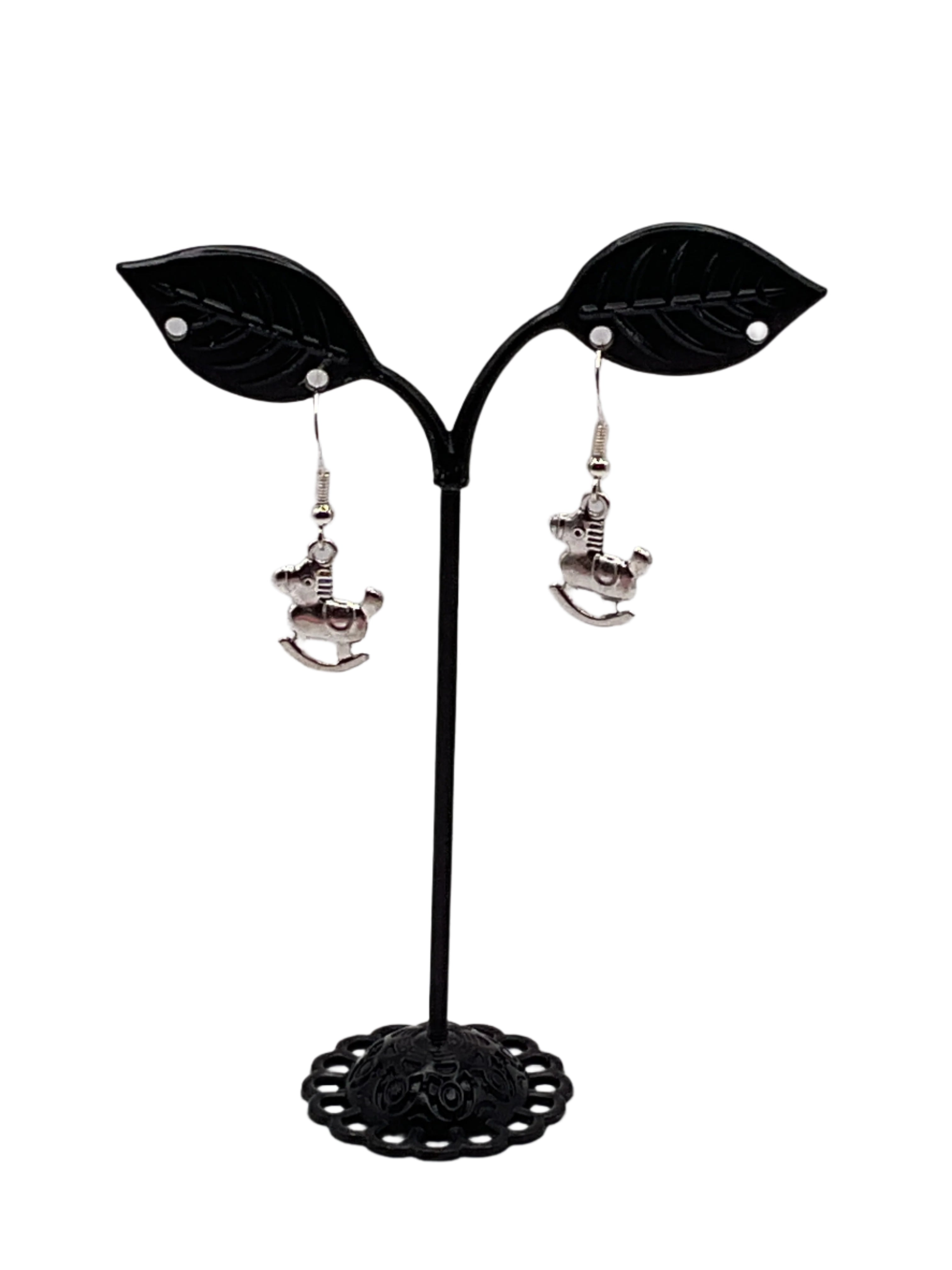 Rocking horse earrings Main image