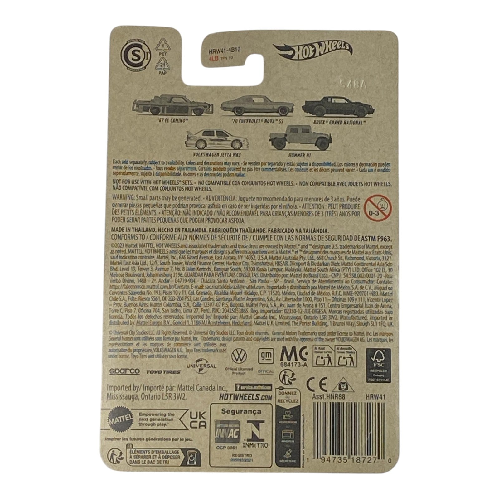Hot Wheels '67 El Camino - Fast & Furious Series 1/5 Secondary image