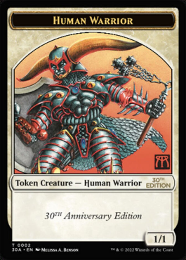 Human Warrior (30A-002) - 30th Anniversary Tokens