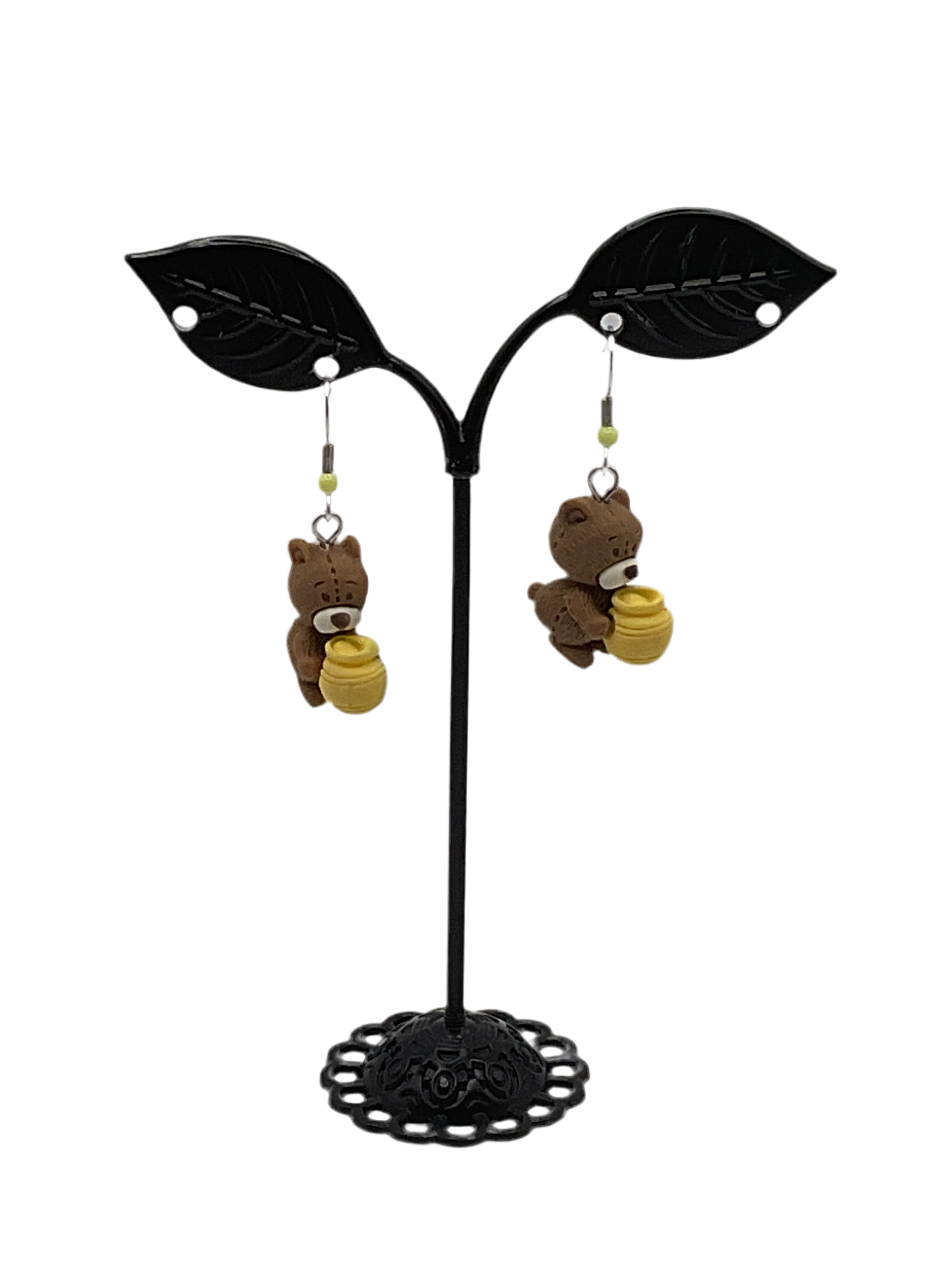Teddy bear earrings Main image