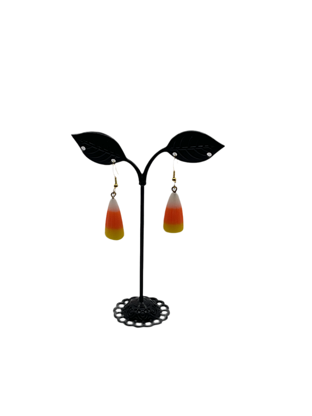 Candy corn earrings