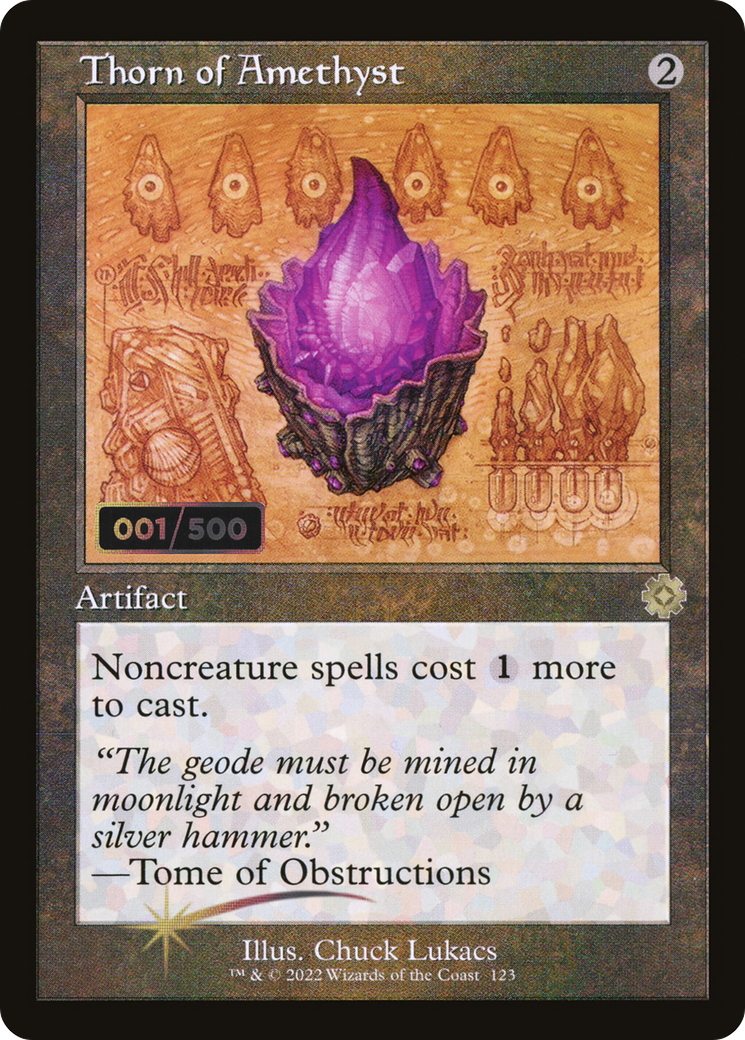 Thorn of Amethyst (BRR-123) - The Brothers' War Retro Artifacts Foil