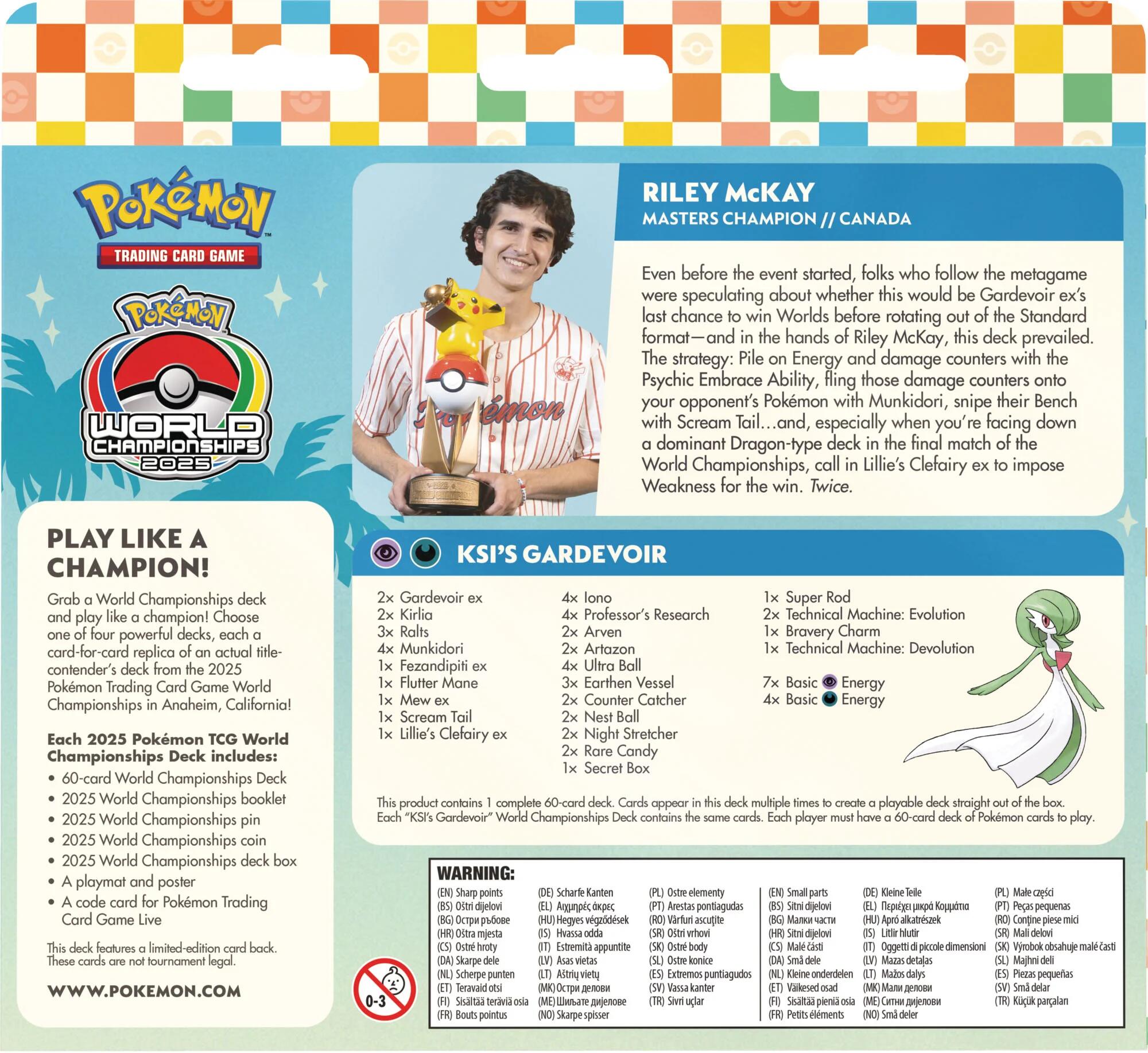 2025 World Championship Deck: Riley McKay (Flutter Devo Gardevoir)