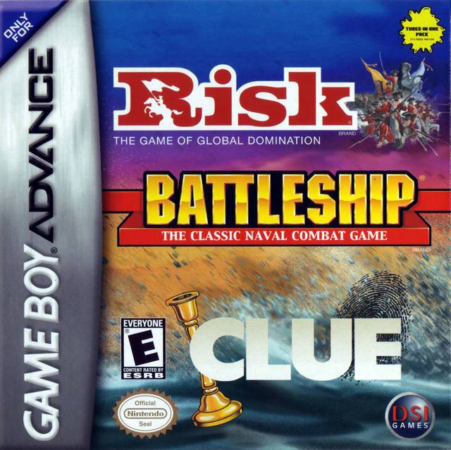 Risk / Battleship / Clue (Gameboy Advance) Main image