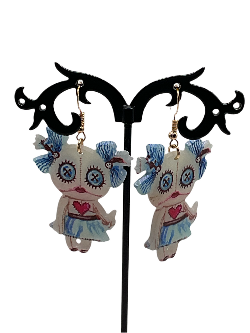 Glo in the dark earrings