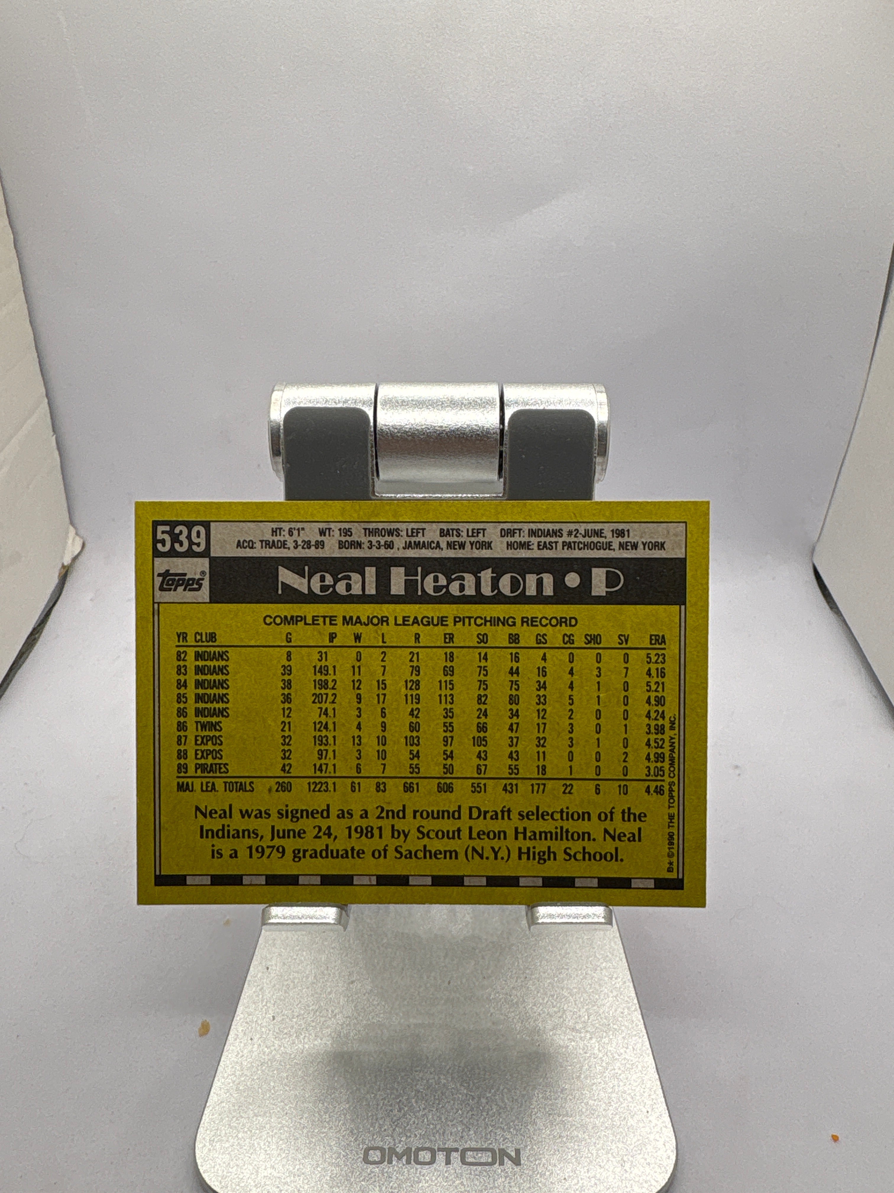 Topps Neal Heaton