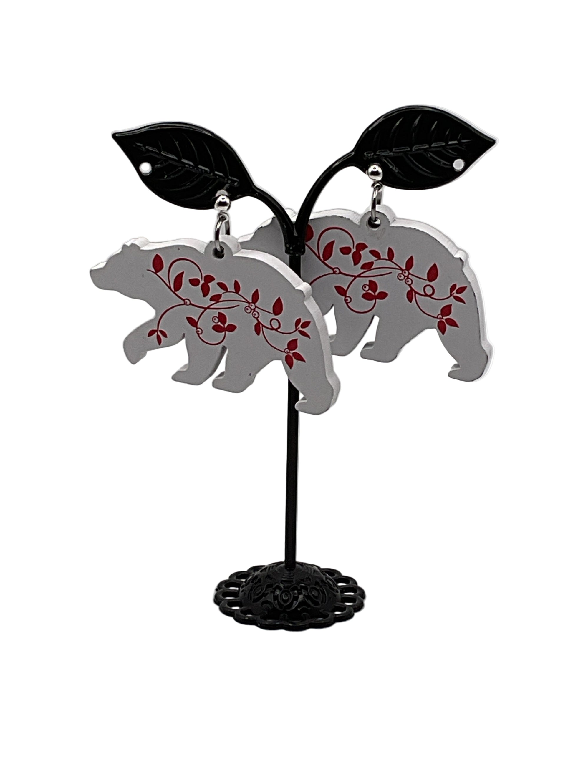 CHRISTMAS FOREST CRITTER EARRINGS