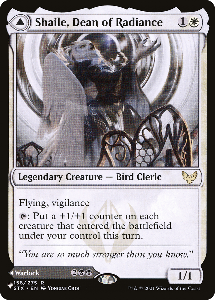 Shaile, Dean of Radiance // Embrose, Dean of Shadow (LIST-STX-158) - The List