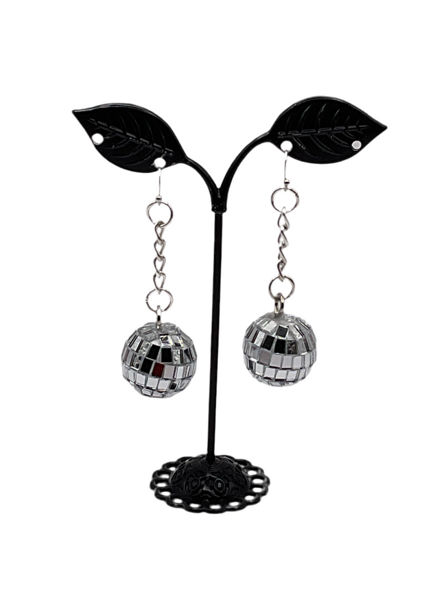 Disco Ball Earrings Hover Image