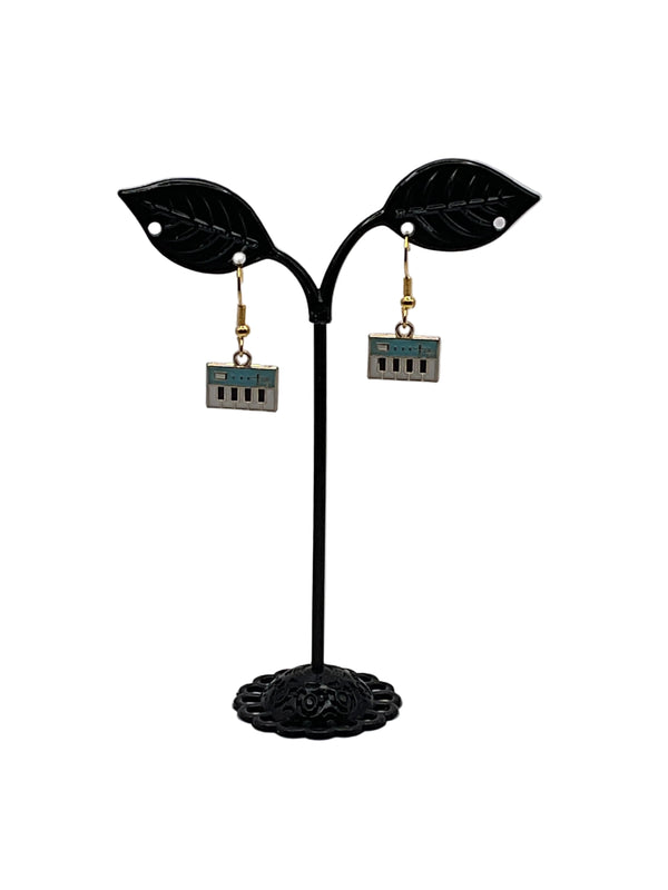 Musical instruments and note earrings
