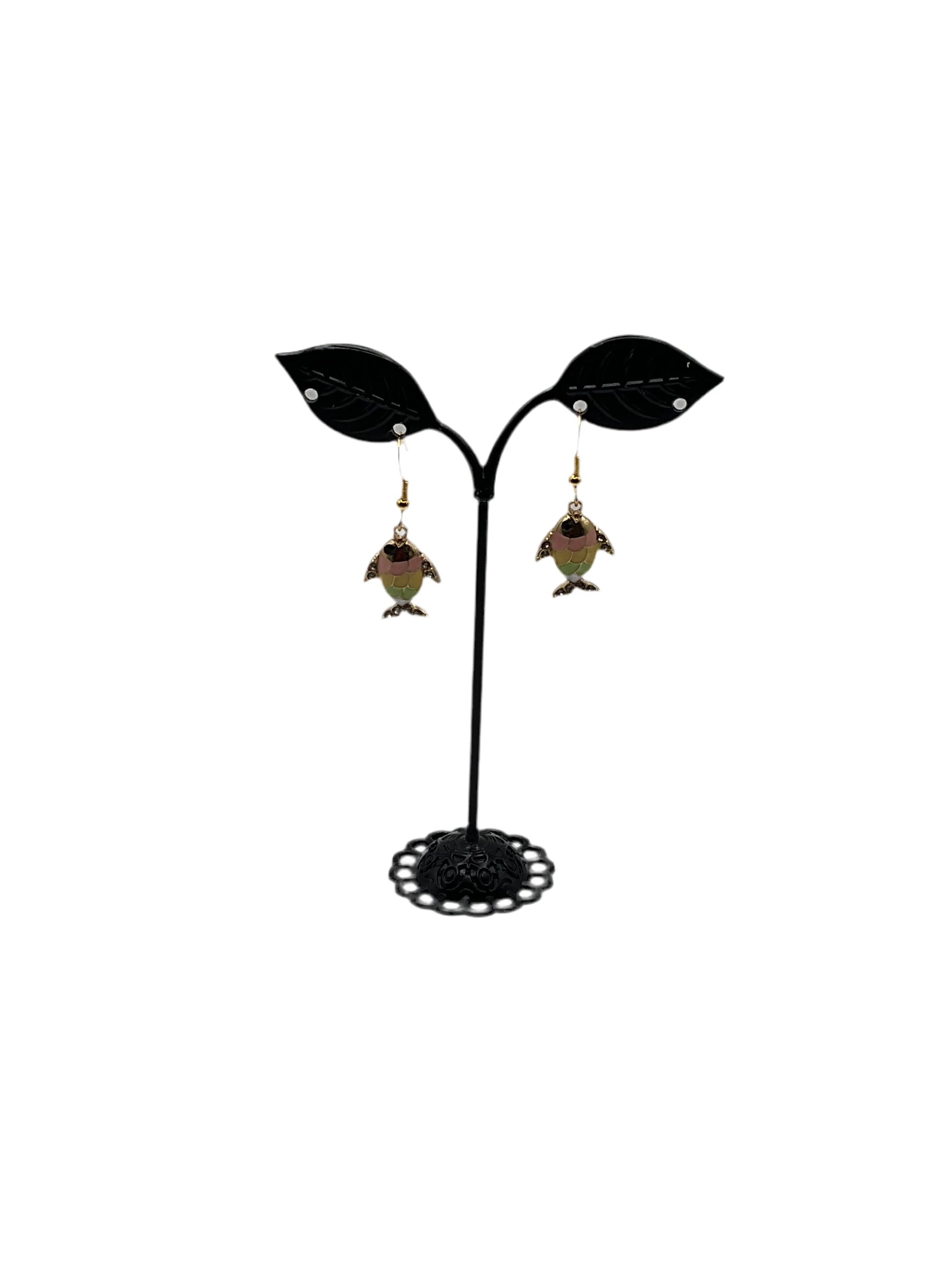 Colorful Pastel Fish Earrings