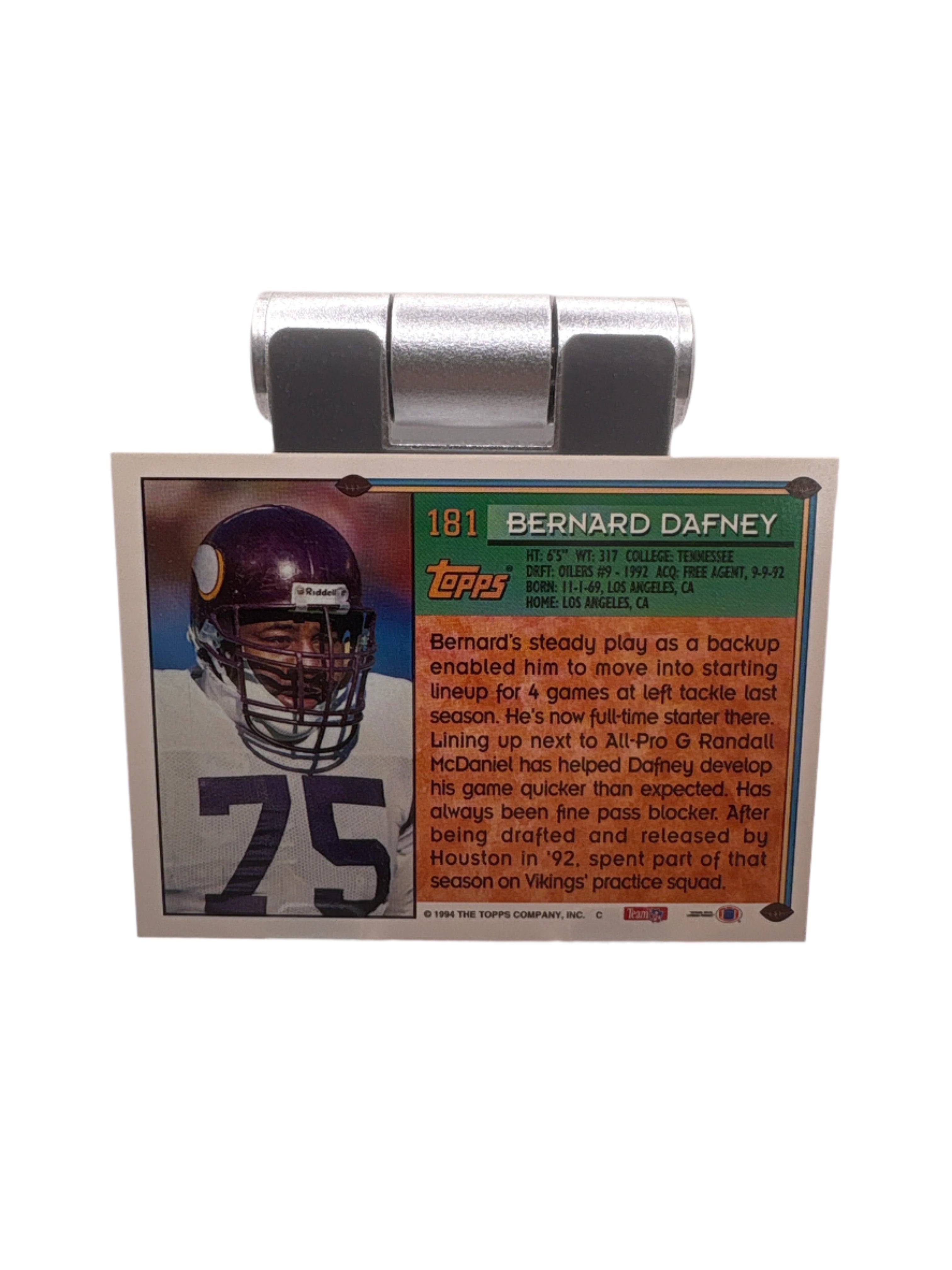 Topps Bernard Dafney