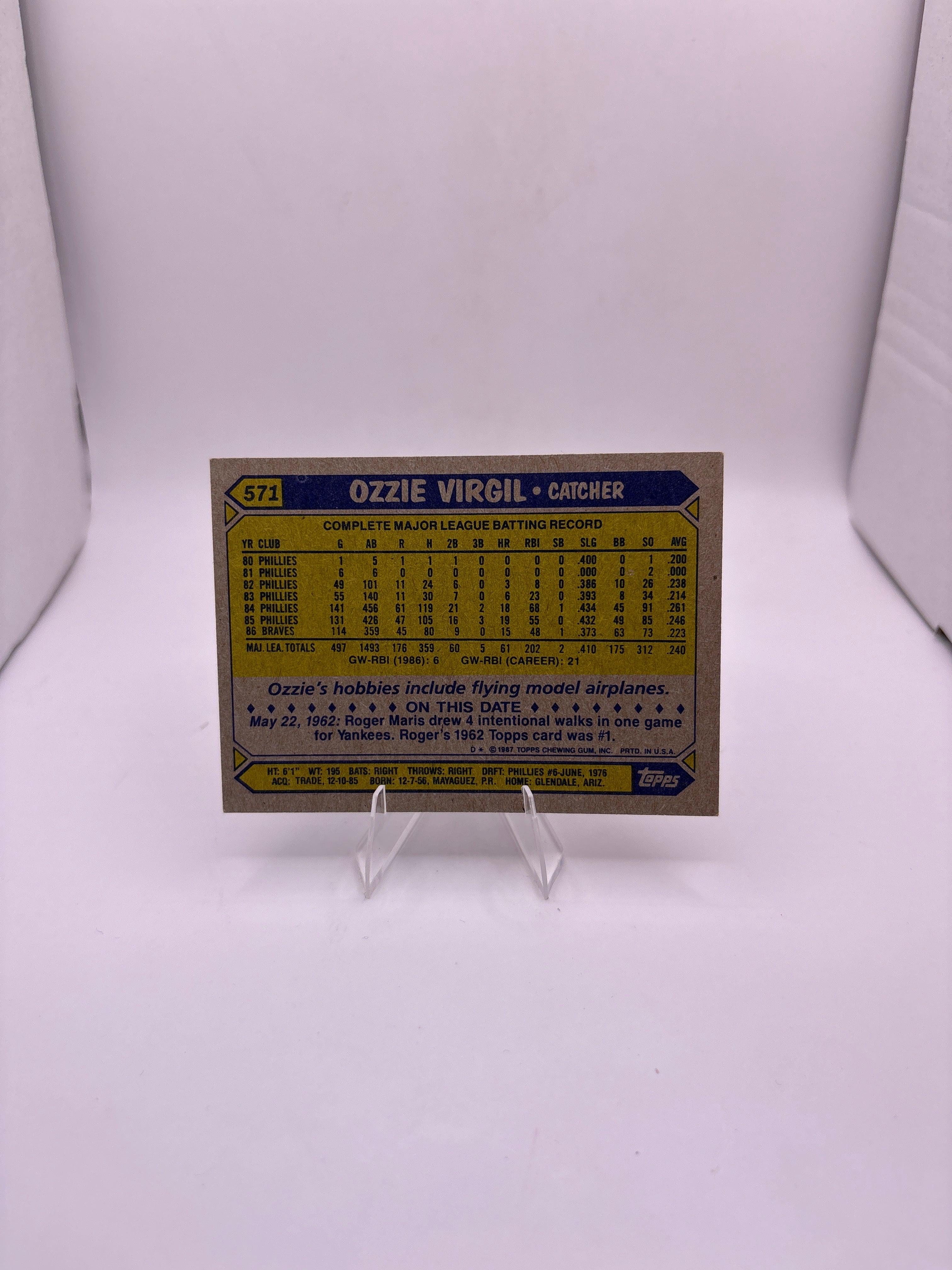 Topps Ozzie Virgil