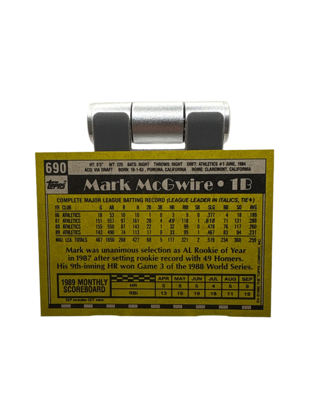 Topps Mark McGwire