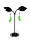 Green Jelly Bean earrings