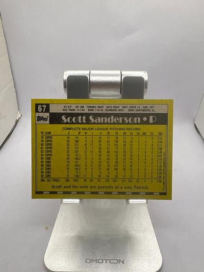 Topps Scott Sanderson
