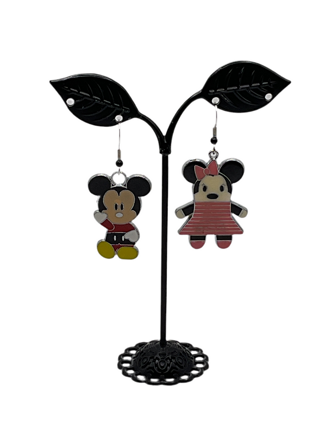 Mixed Mouse earrings Hover Image