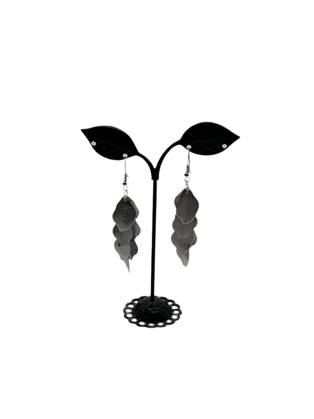 Silver Leaf  Earrings