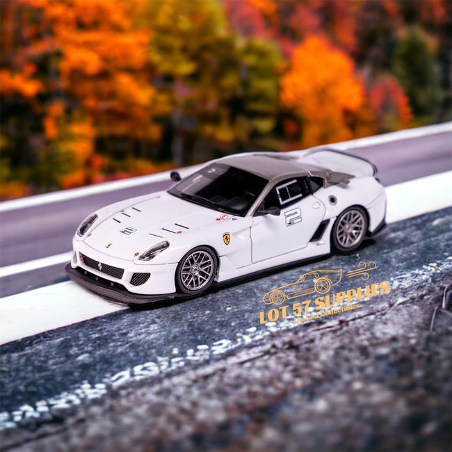 Cars' Lounge 599XX White #2 1:64 Resin Limited to 399 Pcs - Collectors World Toys Hover Image