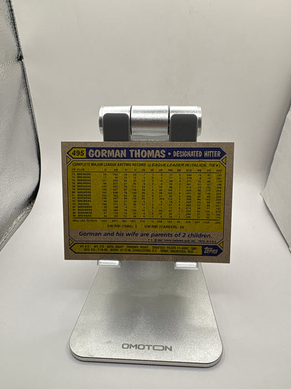 Topps Gorman Thomas