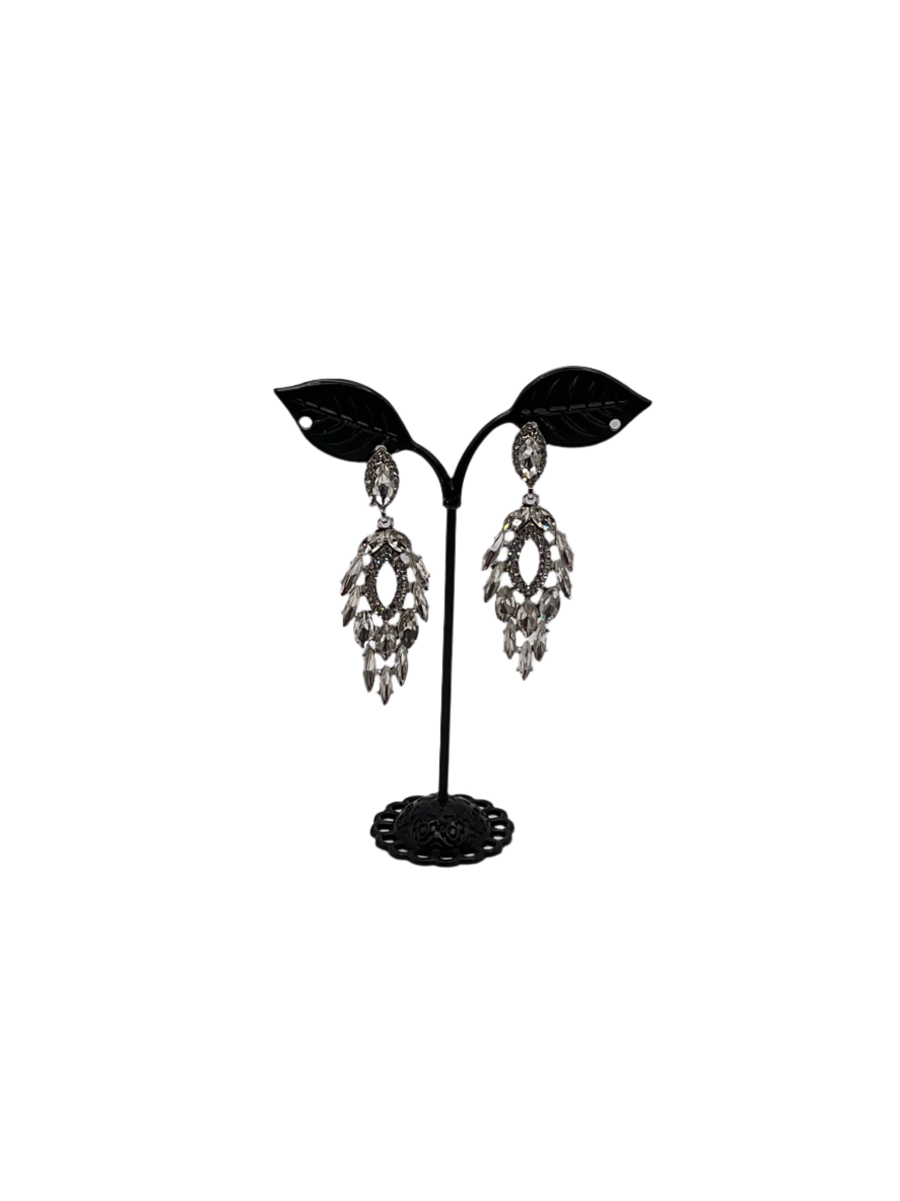 Shiny crystal earrings