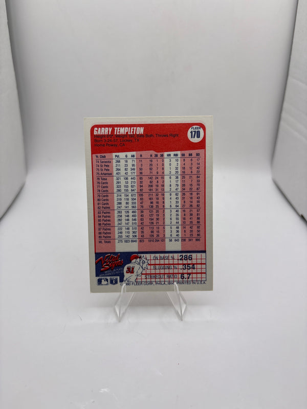 Fleer Garry Templeton