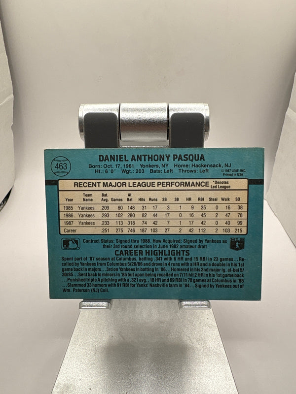 Donruss Dan Pasqua