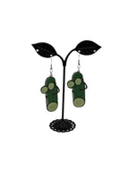 Cucumber earrings