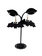 Black Bat Earrings