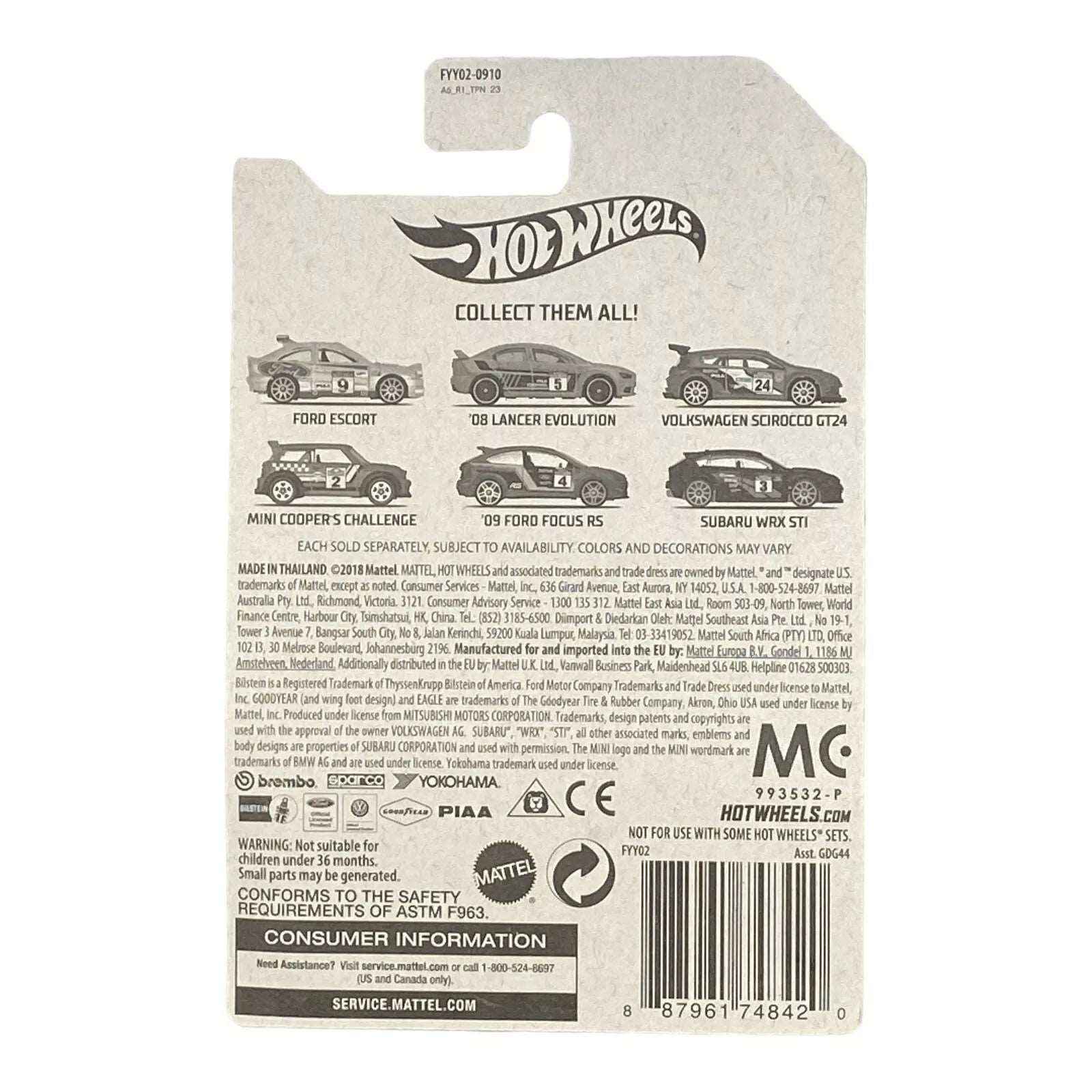 Hot Wheels '09 Ford Focus RS - Backroad Rally Series 5/6 Secondary image