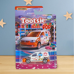 Matchbox Volkswagen Caddy Delivery - Tootsie Roll Pop - Sweet Rides Series 1/6