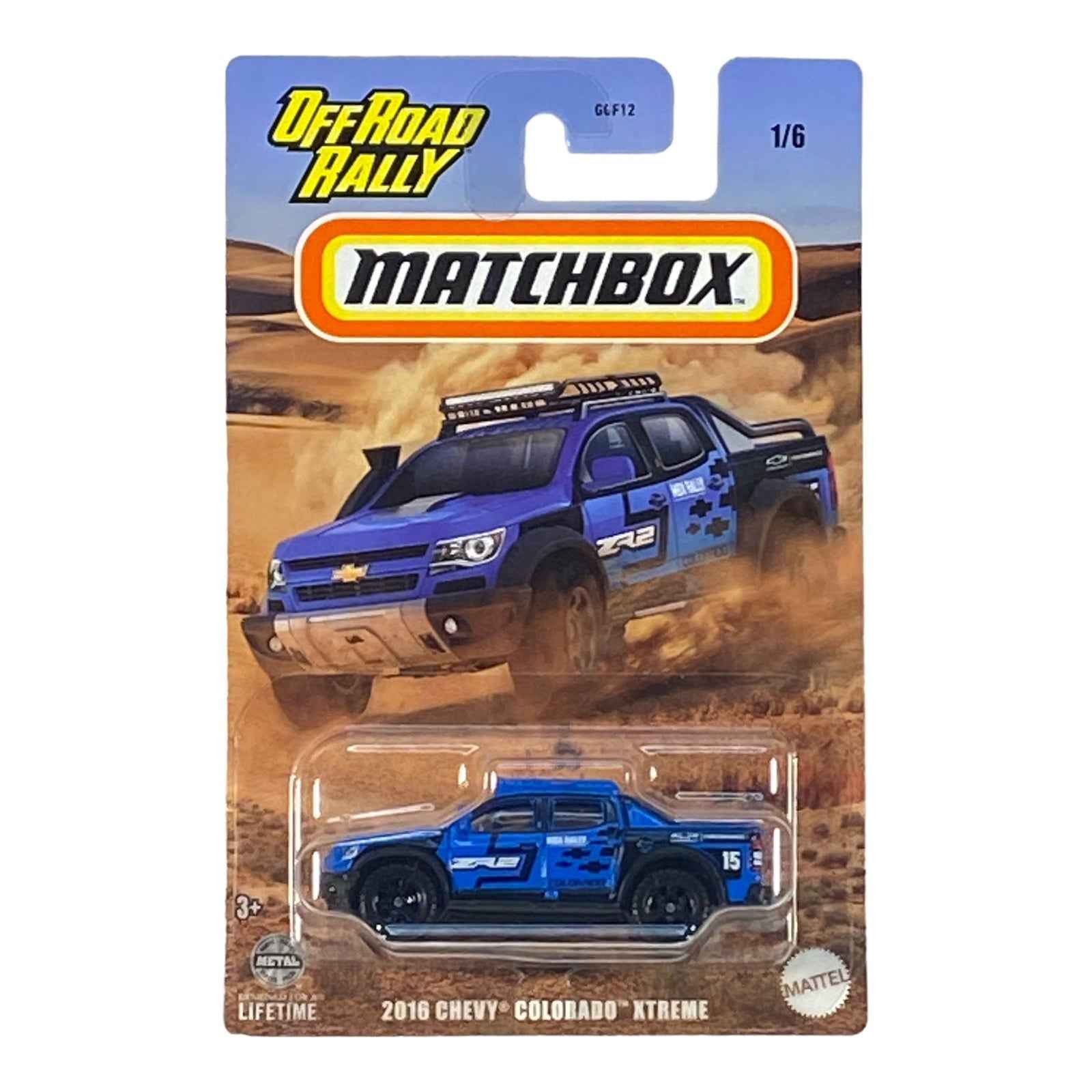 Matchbox 2016 Chevy Colorado Xtreme - Off Road Rally Series 1/6