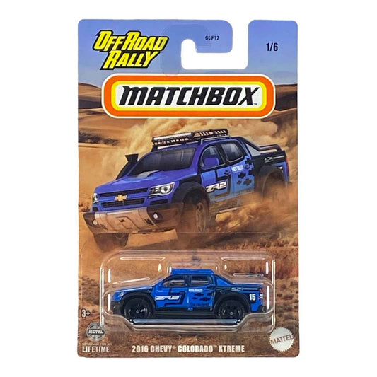 Matchbox 2016 Chevy Colorado Xtreme - Off Road Rally Series 1/6