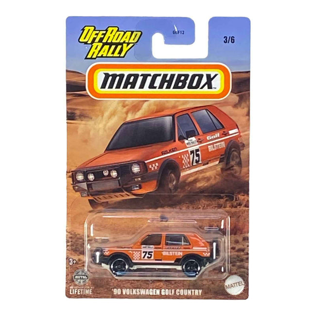 Matchbox '90 Volkswagen Golf Country - Off Road Rally Series 3/6 Hover Image