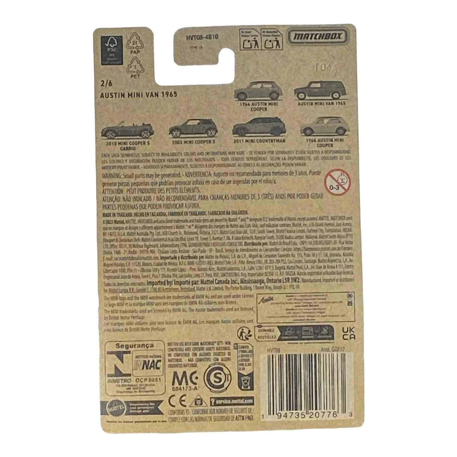 Matchbox Austin Mini Van 1965 - Matchbox Mini Series 2/6