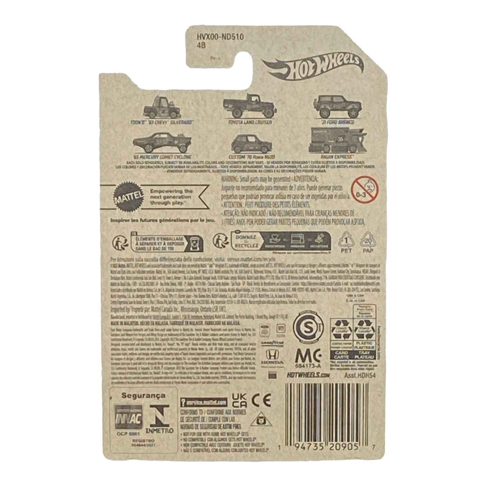 Hot Wheels Toon'd '83 Chevy Silverado - Pearl & Chrome 56th Anniversary 1/6 -