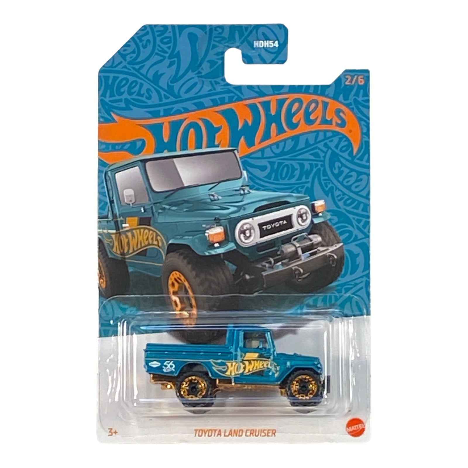 Hot Wheels Toyota Land Cruiser - Pearl & Chrome 56th Anniversary 2/6 -