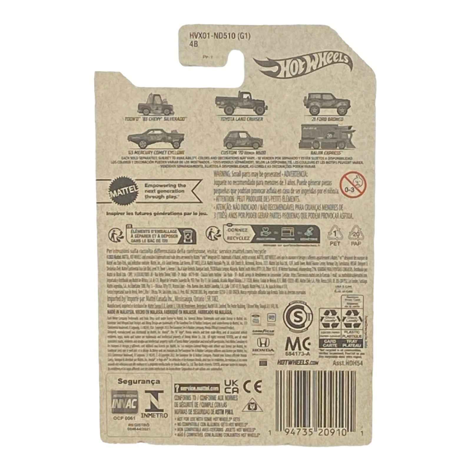 Hot Wheels Toyota Land Cruiser - Pearl & Chrome 56th Anniversary 2/6 -