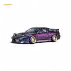 MicroTurbo Custom 180SX Spirit Rei - Purple Chameleon GMHS 2025 Special Edition 1:64