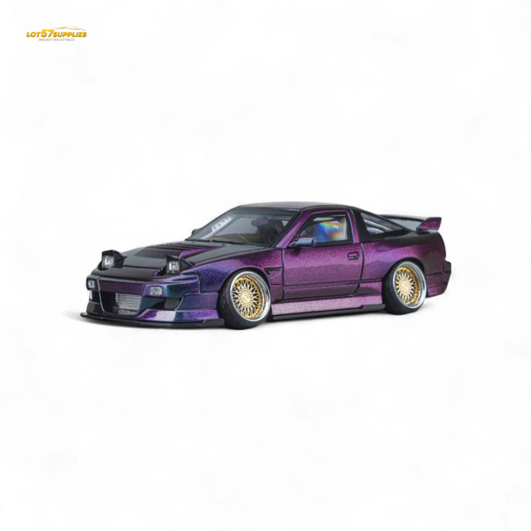 MicroTurbo Custom 180SX Spirit Rei - Purple Chameleon GMHS 2025 Special Edition 1:64