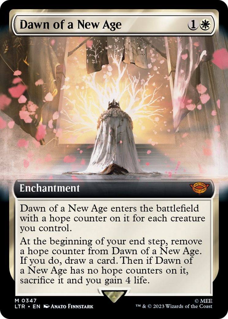 Dawn of a New Age (LTR-347) - The Lord of the Rings: Tales of Middle-earth: (Extended Art)